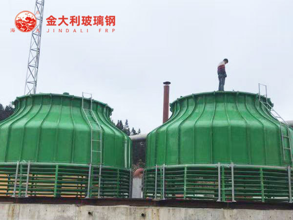 圆形逆流式冷却塔